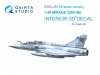 Quinta Studio QDS-48118 Mirage 2000-5B 3D-Printed & coloured Interior on decal paper (Kinetic) (Small version) 1/48
